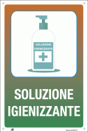 QUOTALAVORO SIGNBOARD "SANITIZING SOLUTION"