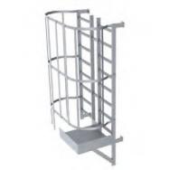 SOMAIN CAGE LADDER WITH REST SURFACE