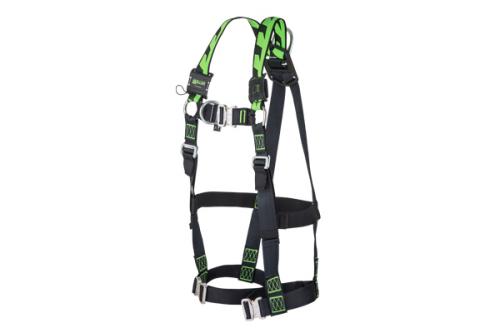 MILLER HARNESS H-DESIGN DURAFLEX 2 POINTS, RINGS AND AUTOMATIC BUCKLES
