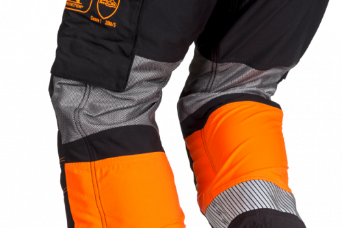 SIP PROTECTION CHAINSAW TROUSERS CANOPY W-AIR - HI-VIZ.