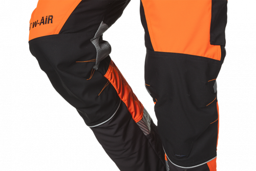 SIP PROTECTION CHAINSAW TROUSERS FOREST W-AIR - HI VIZ