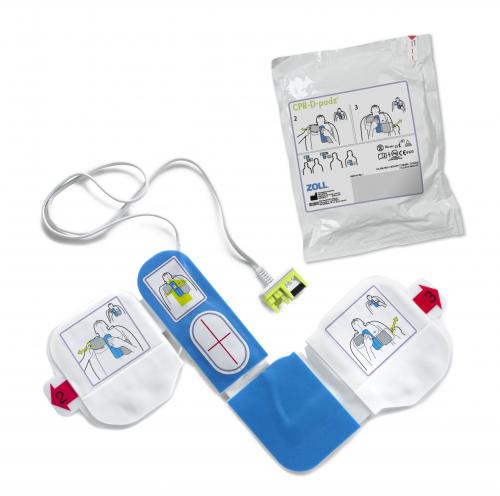ZOLL Electrodos de RCP • D Padz una blusa para adultos, desfibrilación y RCP para AED PLUS