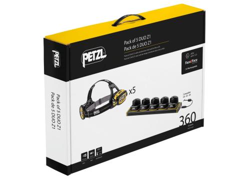 PETZL Pack de 5 DUO Z1 avec rack de charge