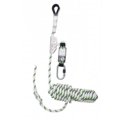 KRATOS NIRO, GUIDED-TYPE FALL ARRESTER ON KERNMANTLE ROPE, WITH ENERGY ABSORBER