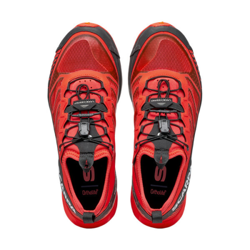 SCARPA RIBELLE RUN WOMAN BRIGHT-RED-BLACK Available from April 2023