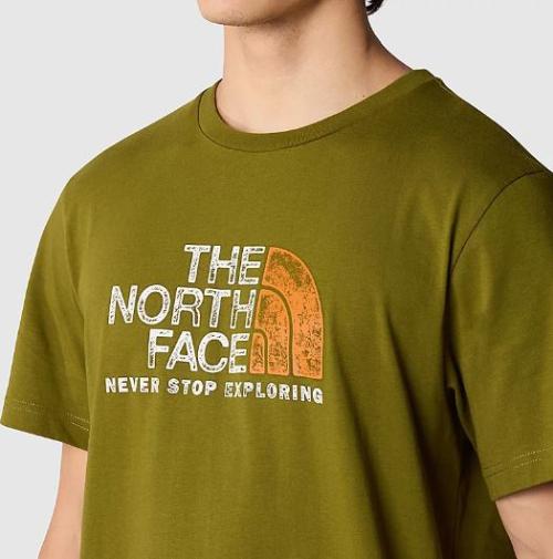 THE NORTH FACE T-SHIRT RUST 2 - UOMO